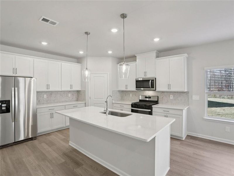 Furnished interior view inside a new home in River Pointe, Monroe (Image 4).