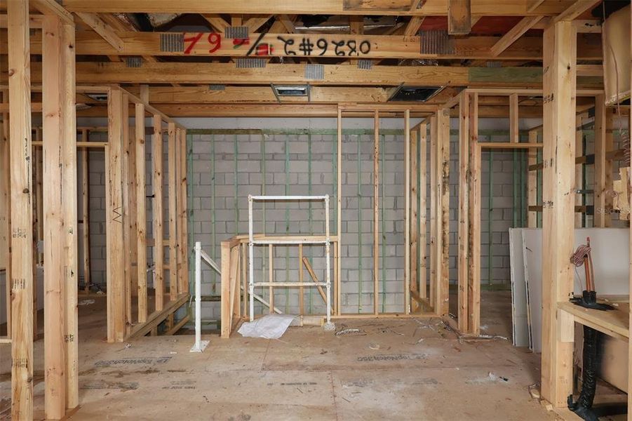 In-progress construction of a new home in Tyson Ranch, Orlando, FL (Image 7).