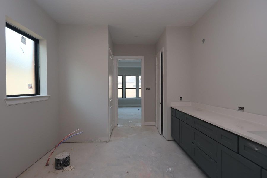 In-progress construction of a new home in The Highlands Encore - Tranquil Collection, Porter, TX (Image 7).