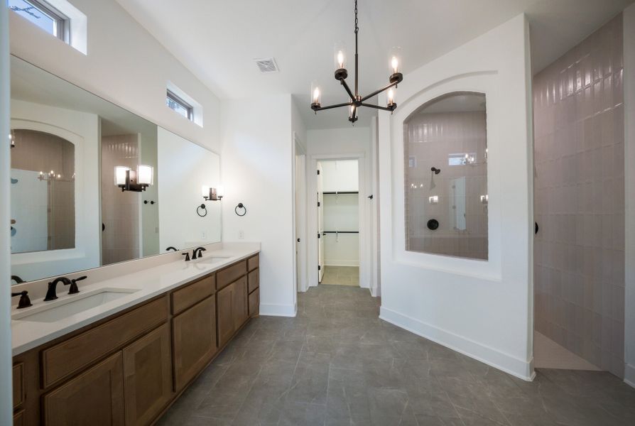 Representative furnished interior of a home built from the The Travis by Whitestone Custom Homes in Johnson Ranch, Bulverde (Image 15).