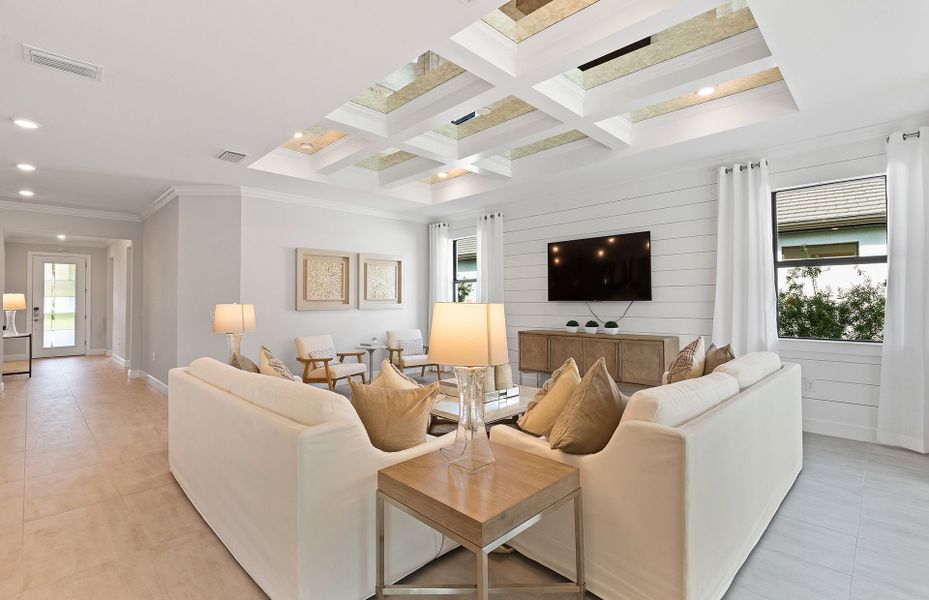 Gathering room featuring tons of natural light