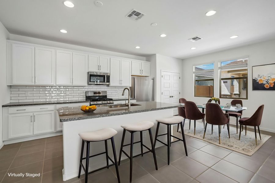 Furnished interior view inside a new home in Rancho Mercado, Surprise (Image 3).