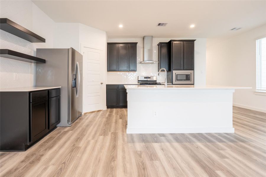 Furnished interior view inside a new home in City Gate, Houston (Image 13).