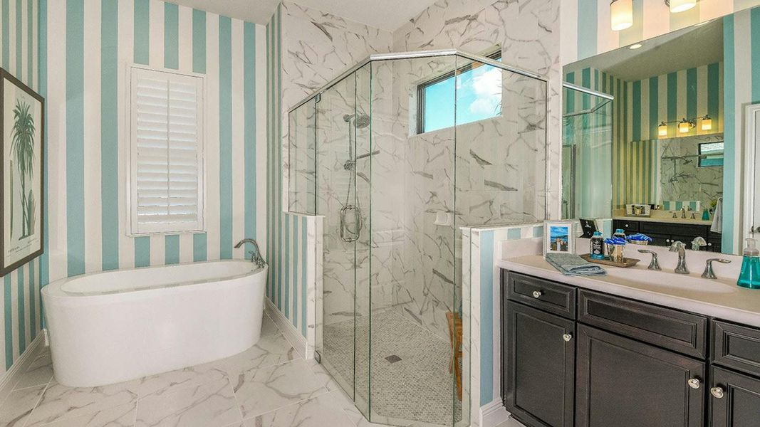Furnished interior view inside a new home in Canoe Creek Real Estate and Homes for Sale in Parrish, FL - Neal Communities, Parrish (Image 12). Furnished interior view inside a new home in Canoe Creek Real Estate and Homes for Sale in Parrish, FL - Neal Communities, Parrish (Image 12).