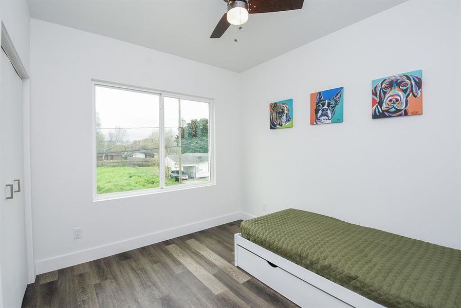 Family and visiting guests will enjoy this spacious secondary bedroom.