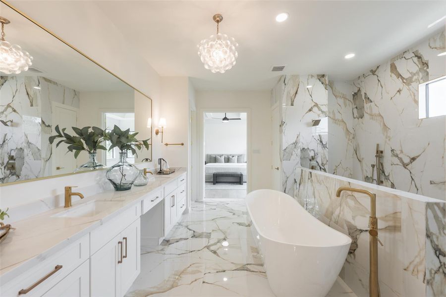 Furnished interior view inside a new home in , Houston (Image 27).