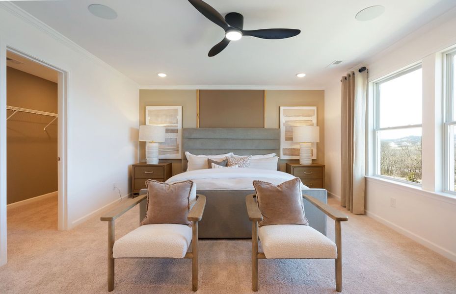 Furnished interior view inside a new home in Highlands of Carter's Station, Columbia (Image 23).