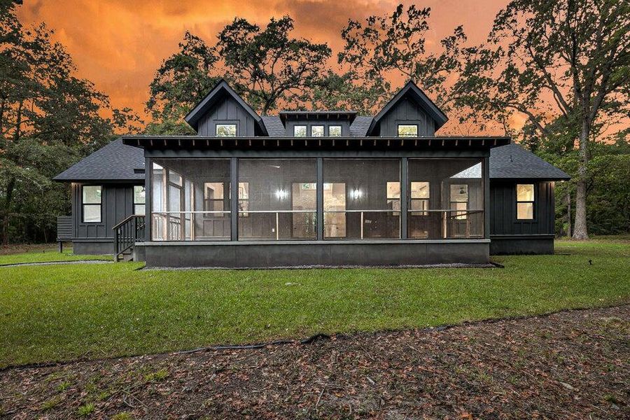 Exterior details and patio area of a home in , Johns Island (Image 30).