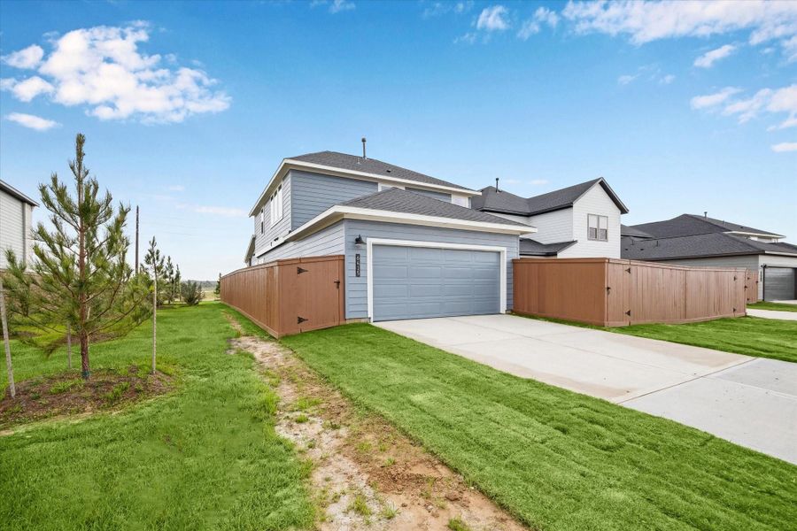 Front exterior of a new home in , Katy, TX, highlighting curb appeal (Image 23).