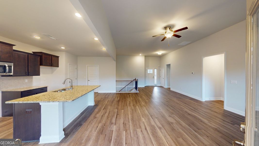 Furnished interior view inside a new home in Oakview Estates, Macon (Image 7).