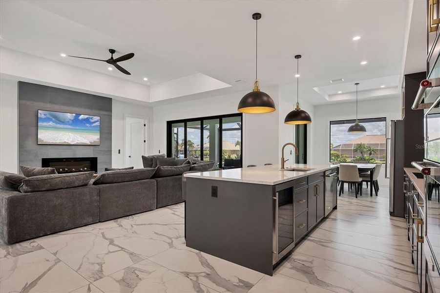 Furnished interior view inside a new home in , Rotonda West (Image 18). Furnished interior view inside a new home in , Rotonda West (Image 18).