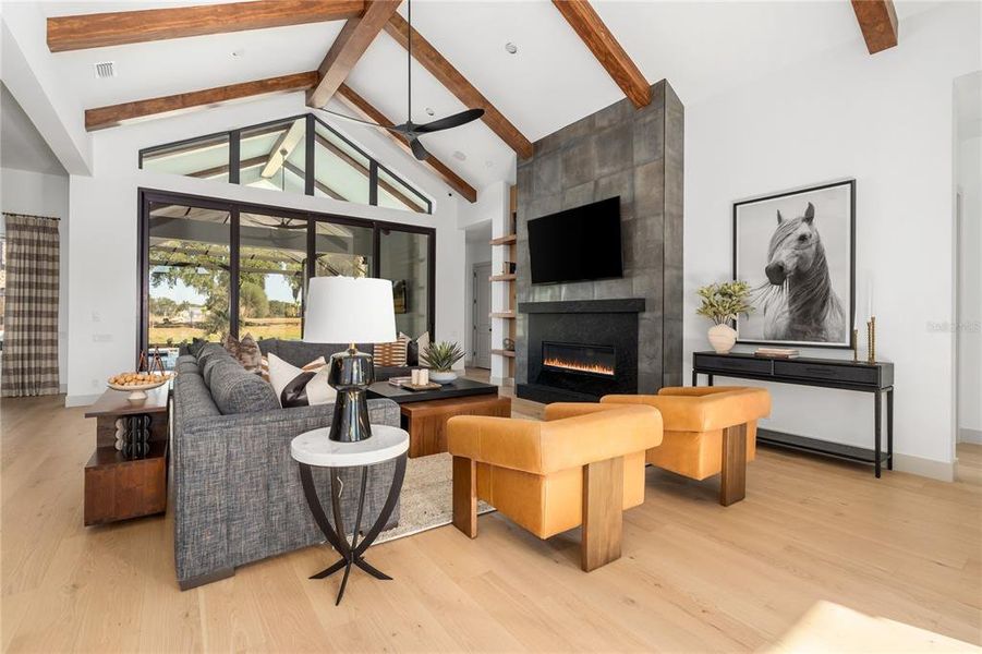 Furnished interior view inside a new home in , Archer (Image 6).