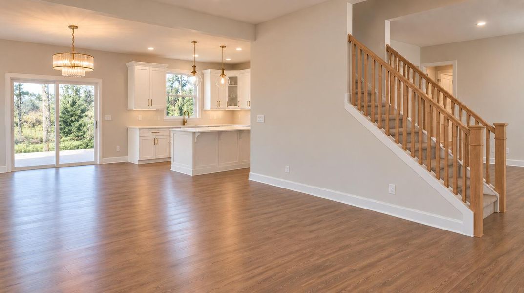 Spacious, unfurnished interior of a new home in , Edisto Island (Image 16).