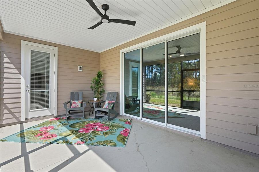 Exterior details and patio area of a home in , Ormond Beach (Image 23).