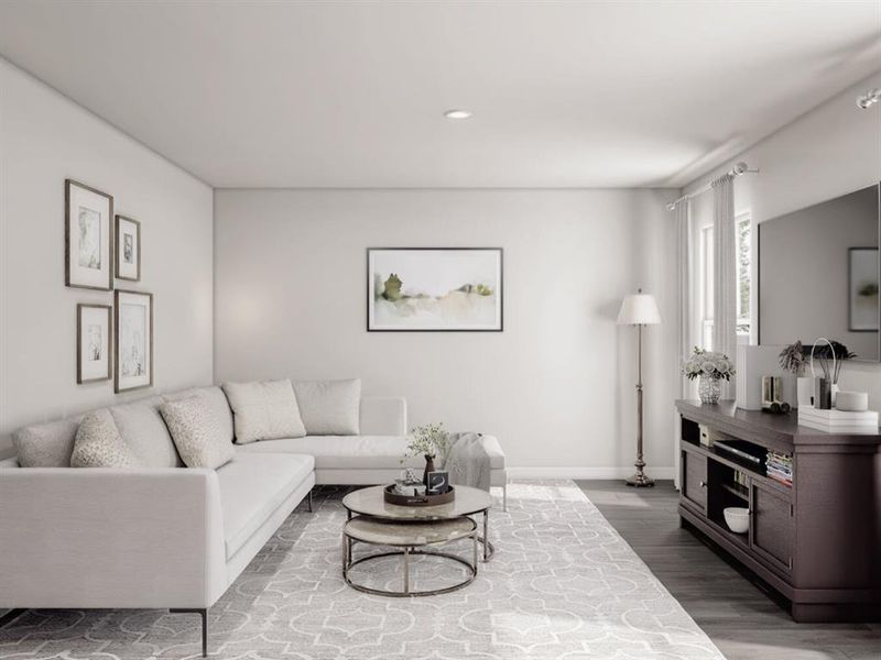 Furnished interior view inside a new home in Heather Heights, Itasca (Image 6). Furnished interior view inside a new home in Heather Heights, Itasca (Image 6).