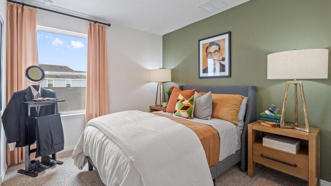 Furnished interior view inside a new home in Avery Centre, Round Rock (Image 25).