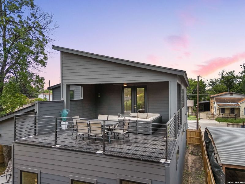 Exterior details and patio area of a home in , San Antonio (Image 28). Exterior details and patio area of a home in , San Antonio (Image 28).