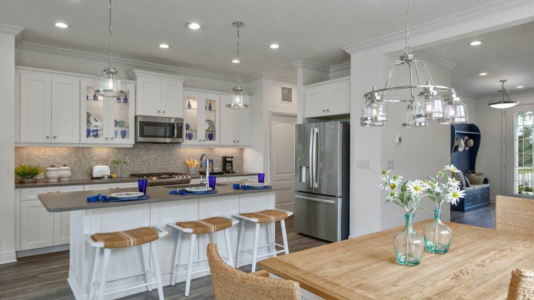 Furnished interior view inside a new home in Canoe Creek Real Estate and Homes for Sale in Parrish, FL - Neal Communities, Parrish (Image 18).