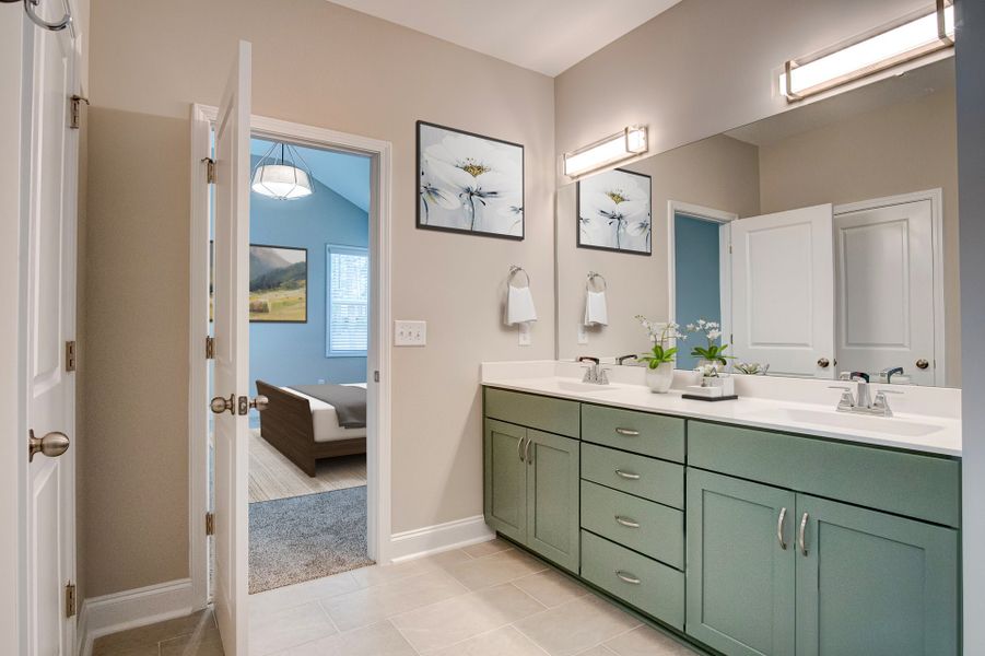 Representative furnished interior of a home built from the Clark by McKee Homes in Legacy Lakes, Aberdeen (Image 26).