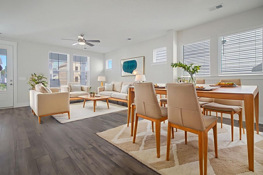 Furnished interior view inside a new home in Nexton - Midtown - The Park Collection, Summerville (Image 5).