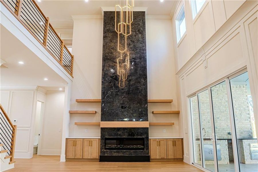 Furnished interior view inside a new home in , Grayson (Image 7).