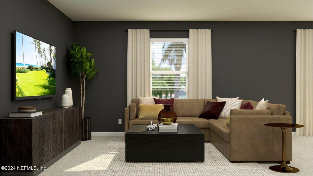 Furnished interior view inside a new home in Holstein Crossing, Green Cove Springs (Image 10).