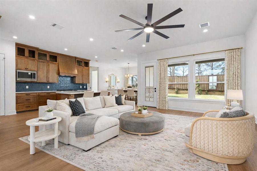 Furnished interior view inside a new home in , Sherman (Image 5).