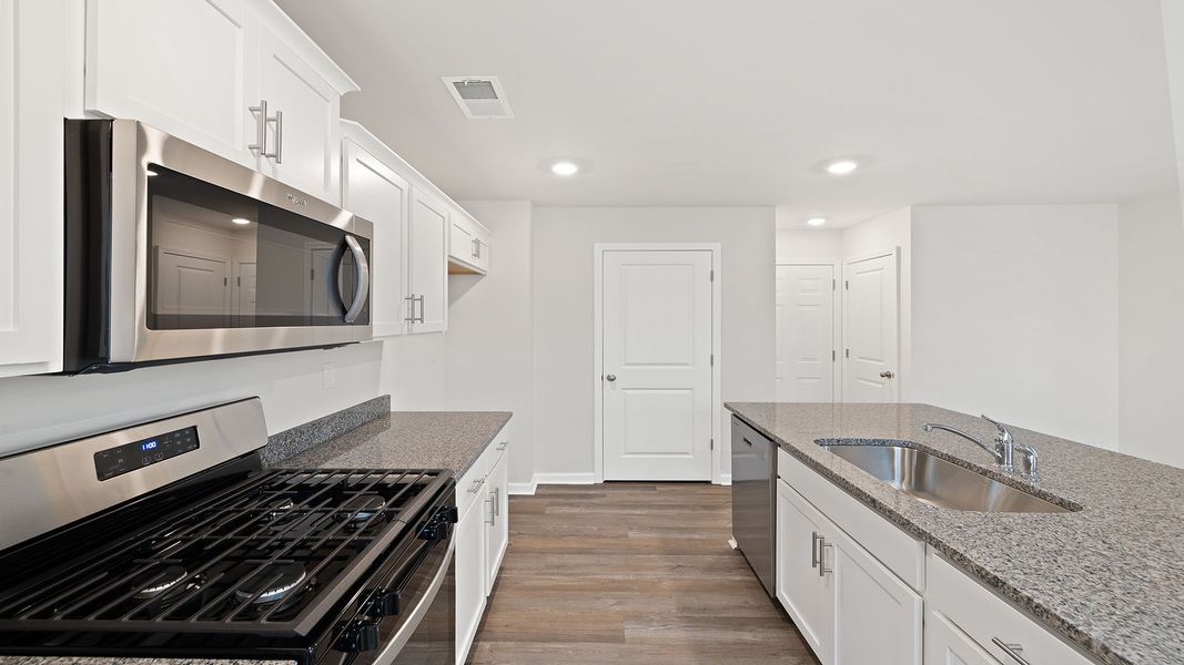 Furnished interior view inside a new home in Bentley Park, Greenwood (Image 9). Furnished interior view inside a new home in Bentley Park, Greenwood (Image 9).