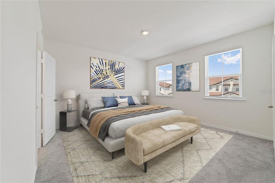 Furnished interior view inside a new home in Towns at Riverwalk: Lake Monroe TH, Sanford (Image 6).