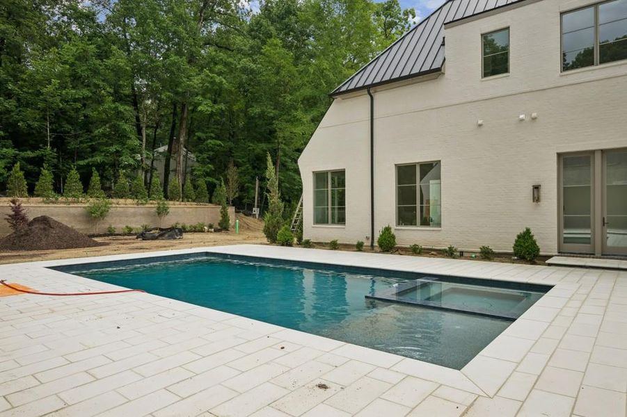 Exterior details and patio area of a home in , Atlanta (Image 3). Exterior details and patio area of a home in , Atlanta (Image 3).