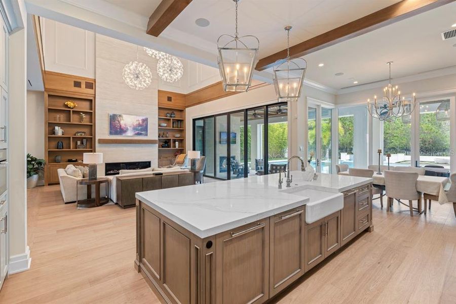 Furnished interior view inside a new home in , Orlando (Image 42).