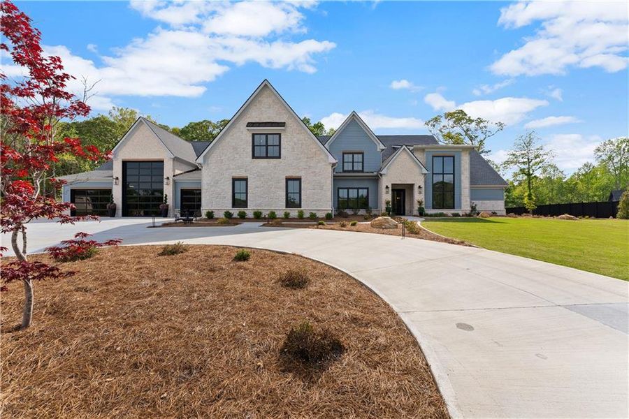 Front exterior of a new home in , Jefferson, GA, highlighting curb appeal (Image 30).