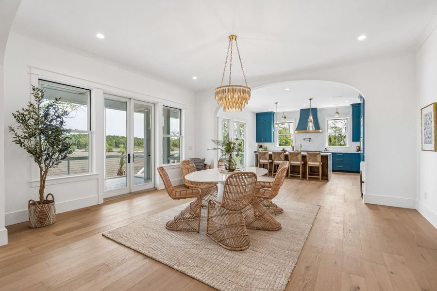 Furnished interior view inside a new home in , Johns Island (Image 54).