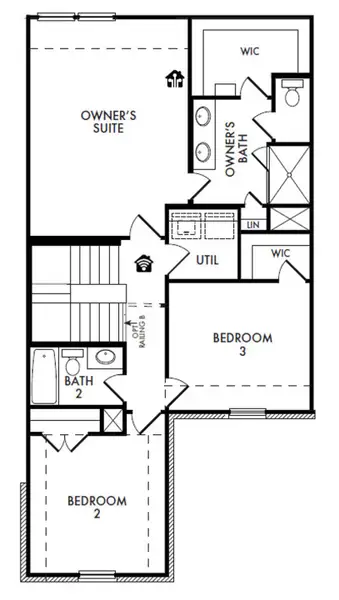 2D floor plan layout for the Conroe by Impression Homes in Timber Ridge, Corinth, TX (Image 4). 2D floor plan layout for the Conroe by Impression Homes in Timber Ridge, Corinth, TX (Image 4).