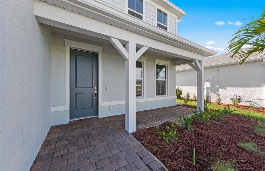 Exterior details and patio area of a home in SeaFlower, Bradenton (Image 22).