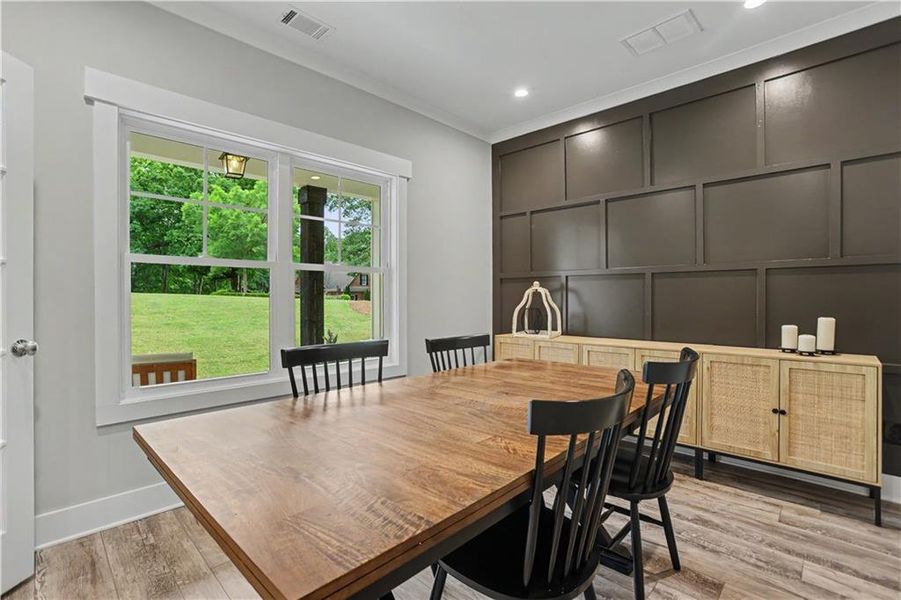 Furnished interior view inside a new home in , Hoschton (Image 28).