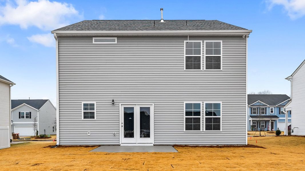 Exterior details and patio area of a home in Fieldstone, Lexington (Image 3).
