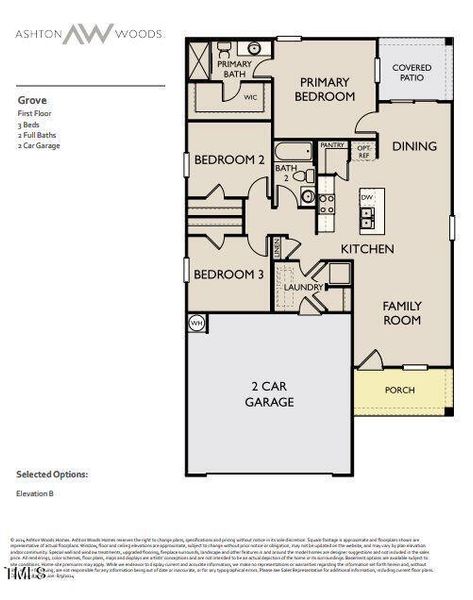 Grove Floor Plan - 116