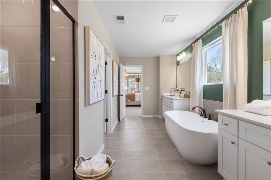 Furnished interior view inside a new home in Trinity Park, McDonough (Image 6).