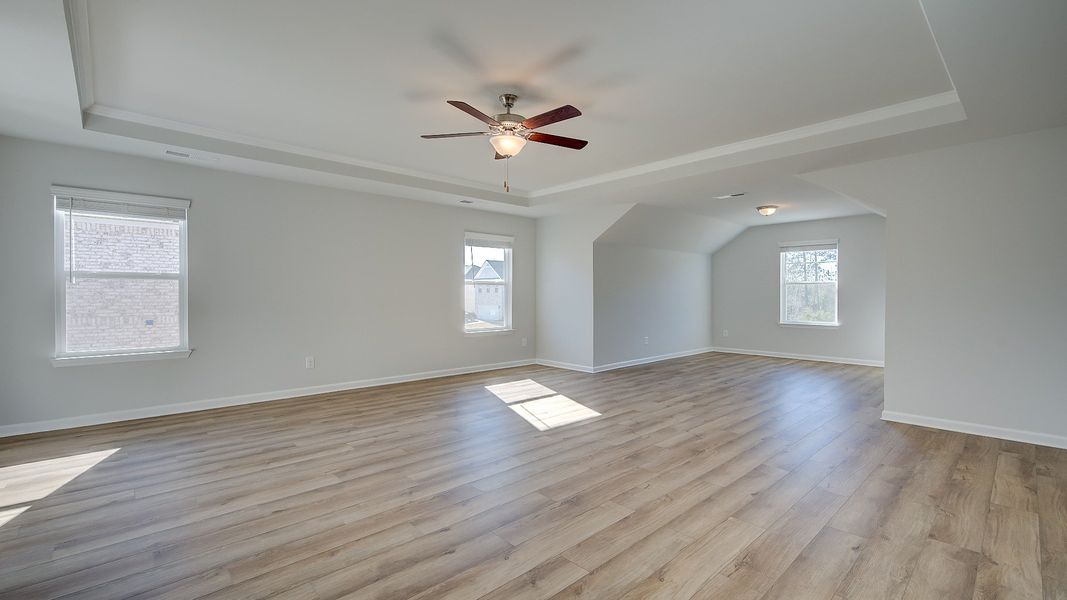 Furnished interior view inside a new home in Westwind Estates, Hampton (Image 24).