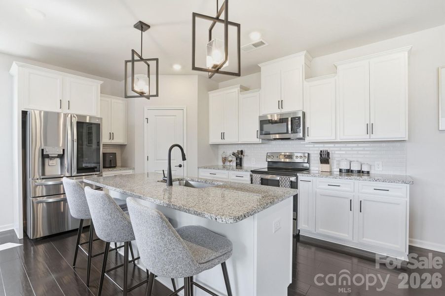 Furnished interior view inside a new home in , Charlotte (Image 5).