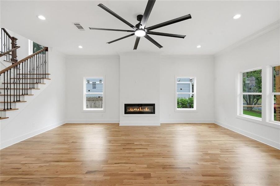 Spacious, unfurnished interior of a new home in , Avondale Estates (Image 18). Spacious, unfurnished interior of a new home in , Avondale Estates (Image 18).