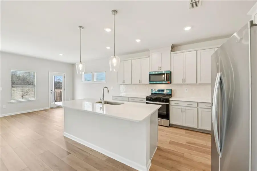 Furnished interior view inside a new home in Preserve at Mountain Creek, Pendergrass (Image 6).