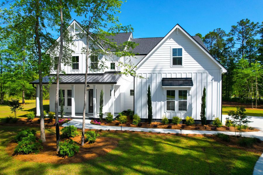 Front exterior of a new home in , Summerville, SC, highlighting curb appeal (Image 23).