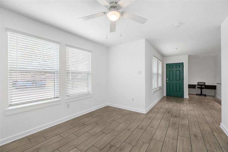 Unit B Living Room Unit B Living Room