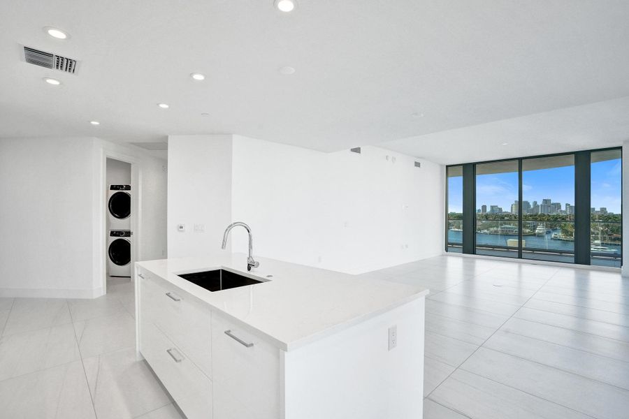 Furnished interior view inside a new home in , Fort Lauderdale (Image 9). Furnished interior view inside a new home in , Fort Lauderdale (Image 9).