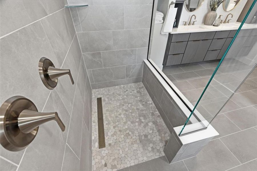 Close-up of interior finishes inside a home in , Ormond Beach (Image 20).