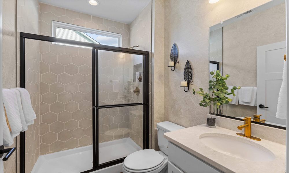 Representative furnished interior of a home built from the The Waverunner by Chesapeake Homes in Bridgewater - Shorehaven Village, Little River (Image 38).