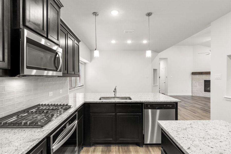 Furnished interior view inside a new home in The Reserve at Spiritas Ranch, Little Elm (Image 6).