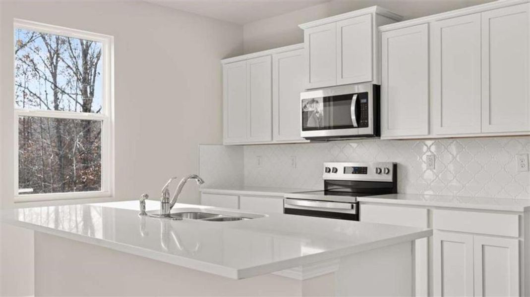Furnished interior view inside a new home in The Reserve at Calcutta, Stockbridge (Image 4).